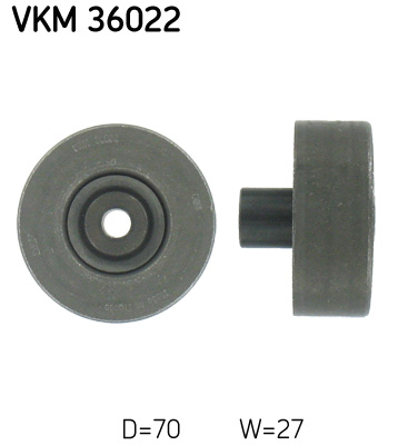 kreipiantysis skriemulys, V formos rumbuotas diržas - VKM 36022 SKF